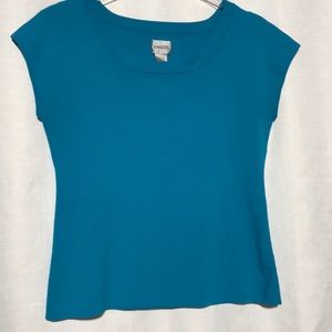 CHICO’S Turquoise Pullover Top